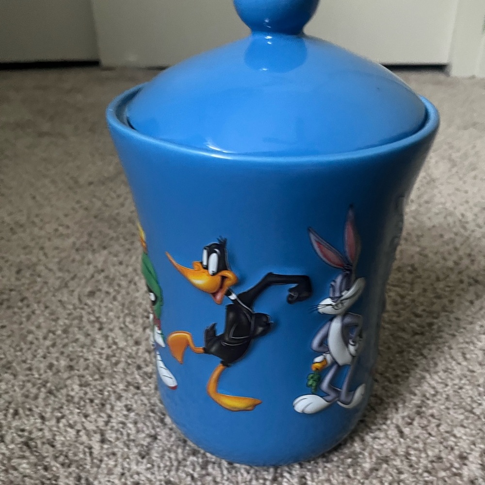 Warner Bros. Blue Looney Tunes Cookie Jar